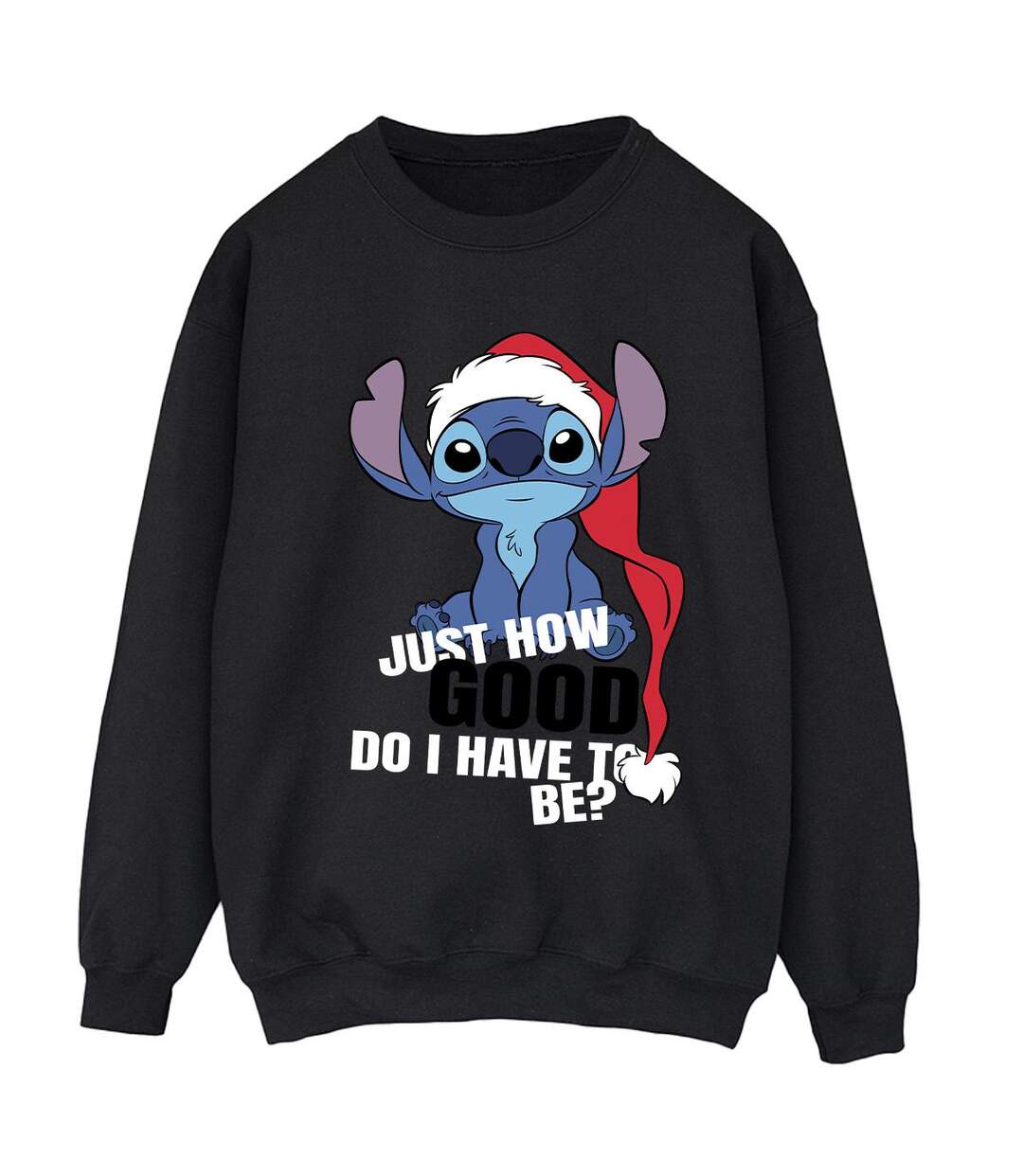 Disney Pull-over Lilo & Stitch Just How Good - Femme/Femme (Noir) - UTBI23177-1