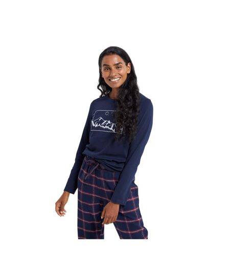 Ensemble de pyjama long dream femme bleu marine Mountain Warehouse