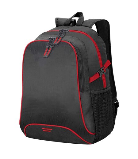 Shugon Osaka Basic Backpack / Rucksack Bag (30 Liter) (Pack of 2) (Black/Red) (One Size) - UTBC4179