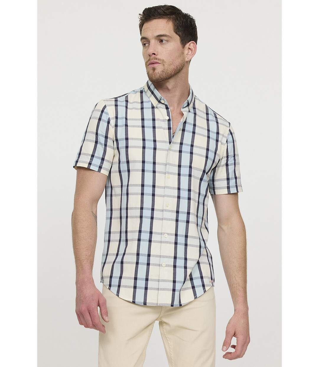 Chemise DOMIO Ivoire-1