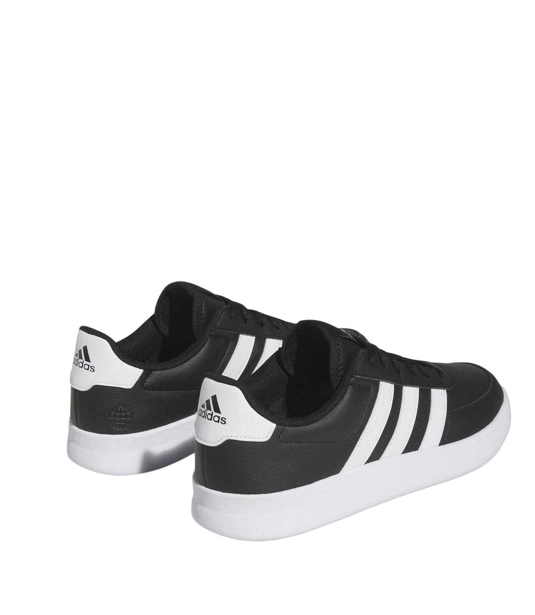 Mens Breaknet 2.0 Trainers Black White Adidas-2