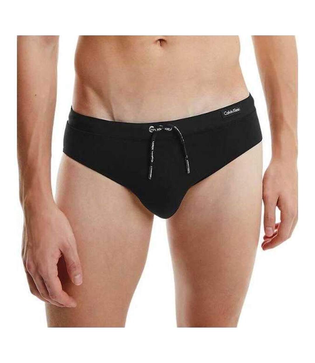 Slip De Bain Motif/style Logo Homme Noir Calvin Klein-3