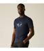 T-shirt Motif/style Dessin Au Trait Fingal Homme Bleu Marine Regatta-1