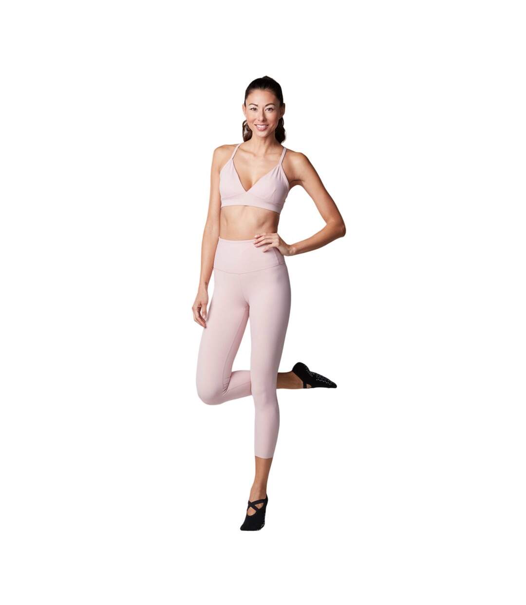 Legging bashful femme rose Tavi Noir-4