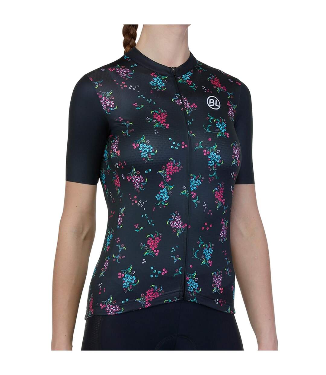 Maillot De Cyclisme Garda Femme Noir Bicycle Line-3