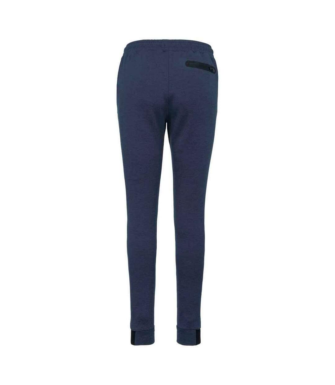 Pantalon femme bleu marine chiné Proact-2