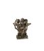 Statuette Déco 3 Anges Arc 46cm Bronze