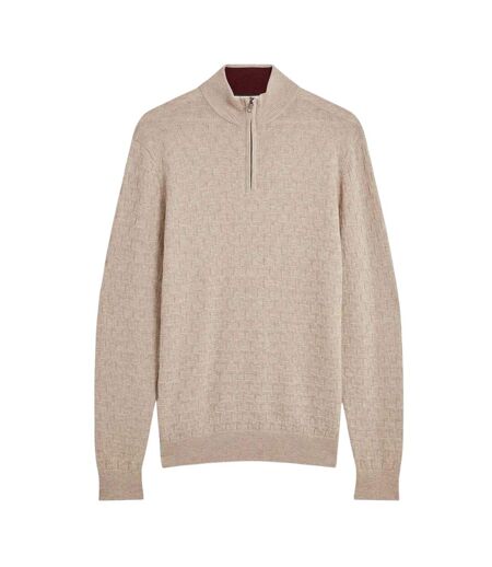 Mens Sweater Top Natural Ted Baker