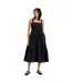 Robe Mi-longue Sans Manches Femme Noir Levis-4