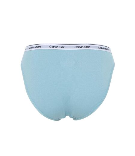 Culotte blanc/bleu femme calvin klein jeans bikinis
