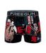 Boxer noir/rouge homme freegun montre-1