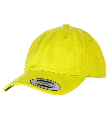 Yupoong Flexfit 6-panel Baseball Cap With Buckle (Lime)