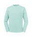 Russell Unisex Adult Reversible Organic Sweatshirt (Aqua Blue)