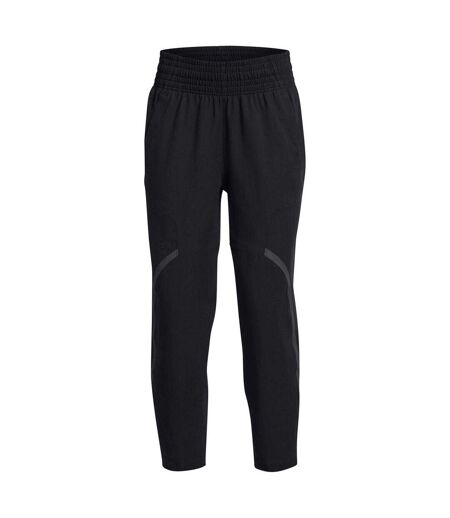 Womens/ladies Unstoppable Tracksuit Bottoms Black Under Armour