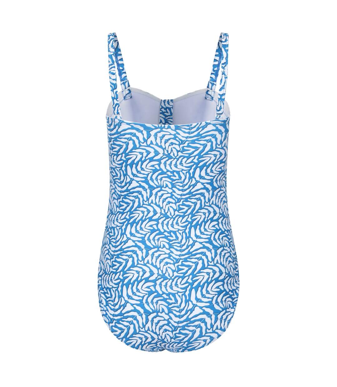 Womens/ladies resort printed tummy control one piece swimsuit blue Mountain Warehouse-2