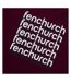 Unisex Adult Aldgate Lettering Cotton T-shirt Burgundy Fenchurch-3