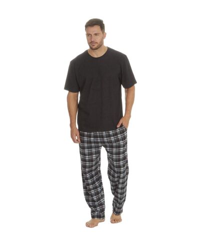 Embargo Mens Plaid Short Sleeve Pajama Set () - UTUT1298