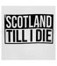T-shirt  Till Die Homme Blanc Scotland-3