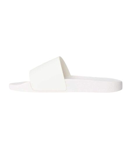 Claquettes Polo Femme Blanc Bleu Marine Ralph Lauren