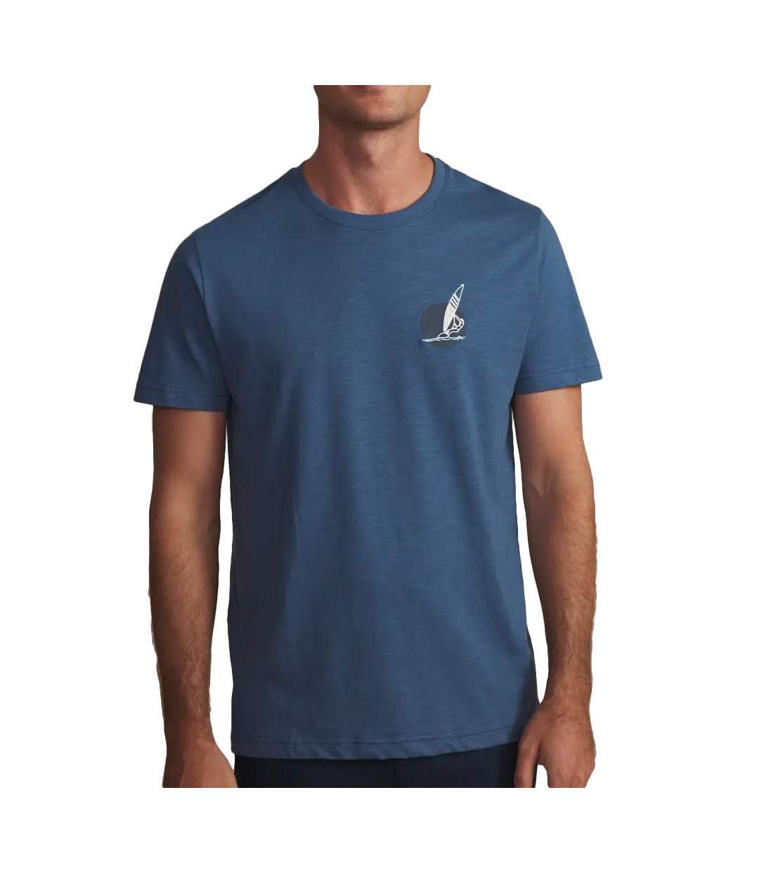T-Shirt marine homme tbs regate-1