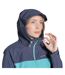 Veste Imperméable À Capuche Vanth Femme Turquoise Anthracite Craghoppers-4