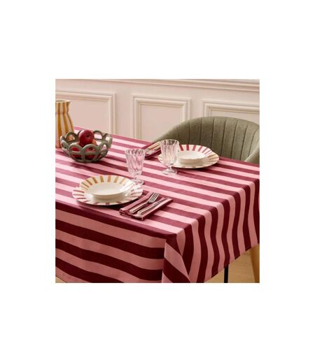 Lot de 4 Serviettes de Table Chéri 40x40cm Rouge