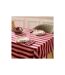 Lot de 4 Serviettes de Table Chéri 40x40cm Rouge-4