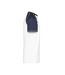 T-shirt Manches Raglan Motif/style Contrasté Homme Blanc Bleu Marine James And Nicholson-4