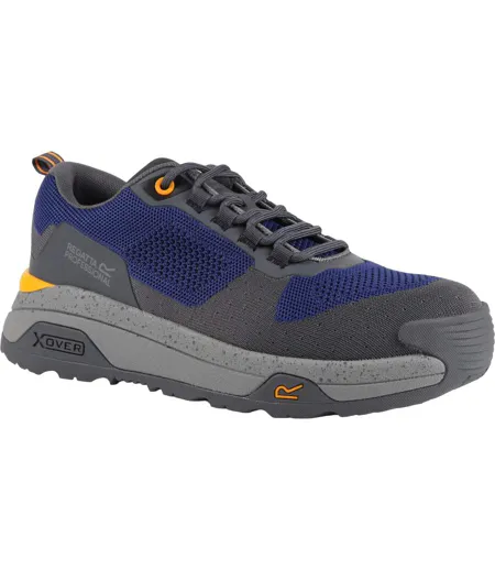 Chaussures De Sécurité Crossfort Homme Bleu Nuit Gris Foncé Regatta
