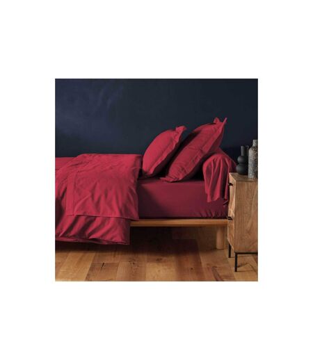 Drap Housse Lina 180x200cm Marsala