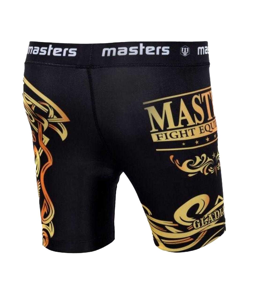 Short Entraînement Mma Homme Noir Doré Masters-2