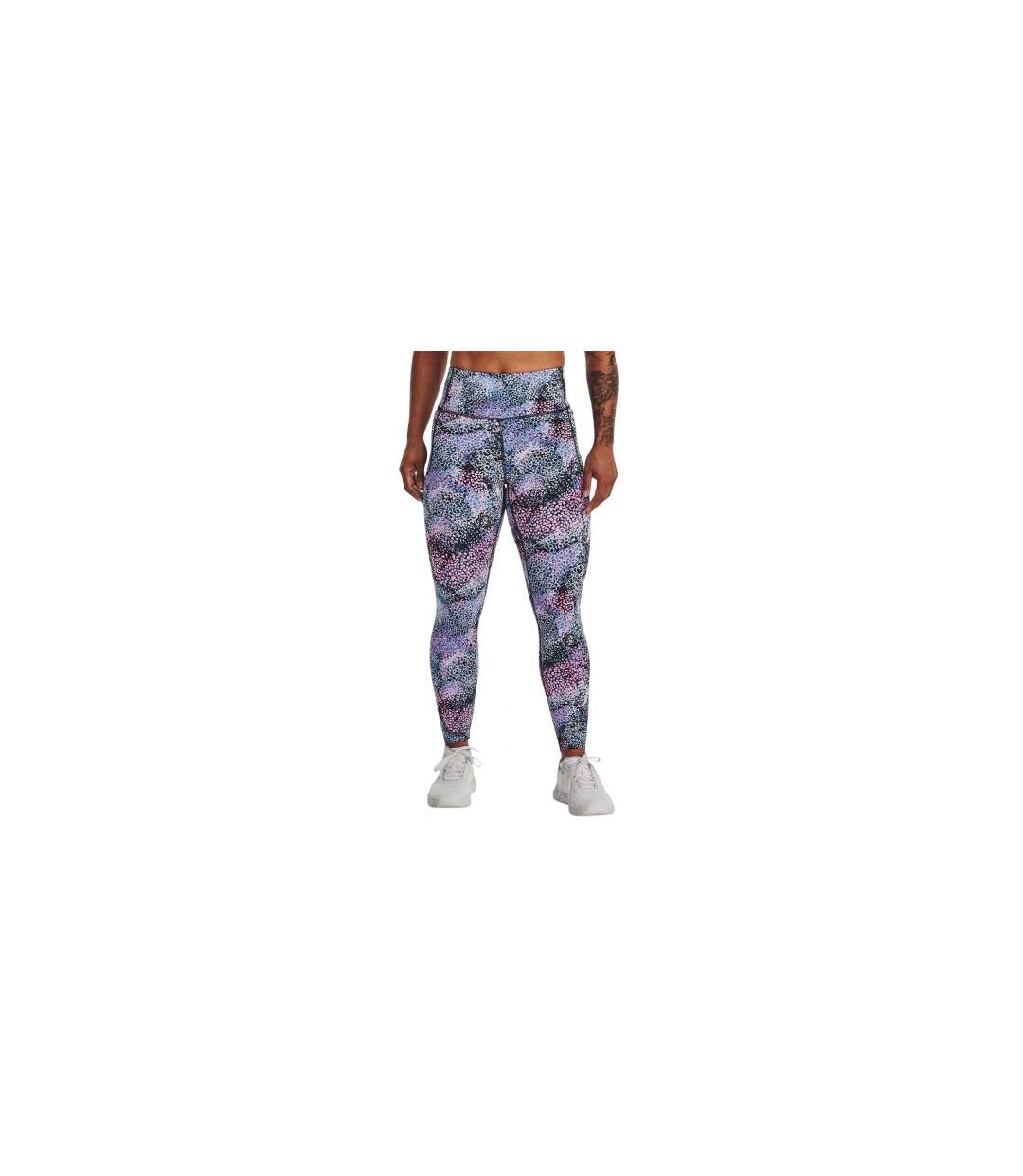 Legging Motif/style Imprimé Meridian Femme Rose Bleu Under Armour-1