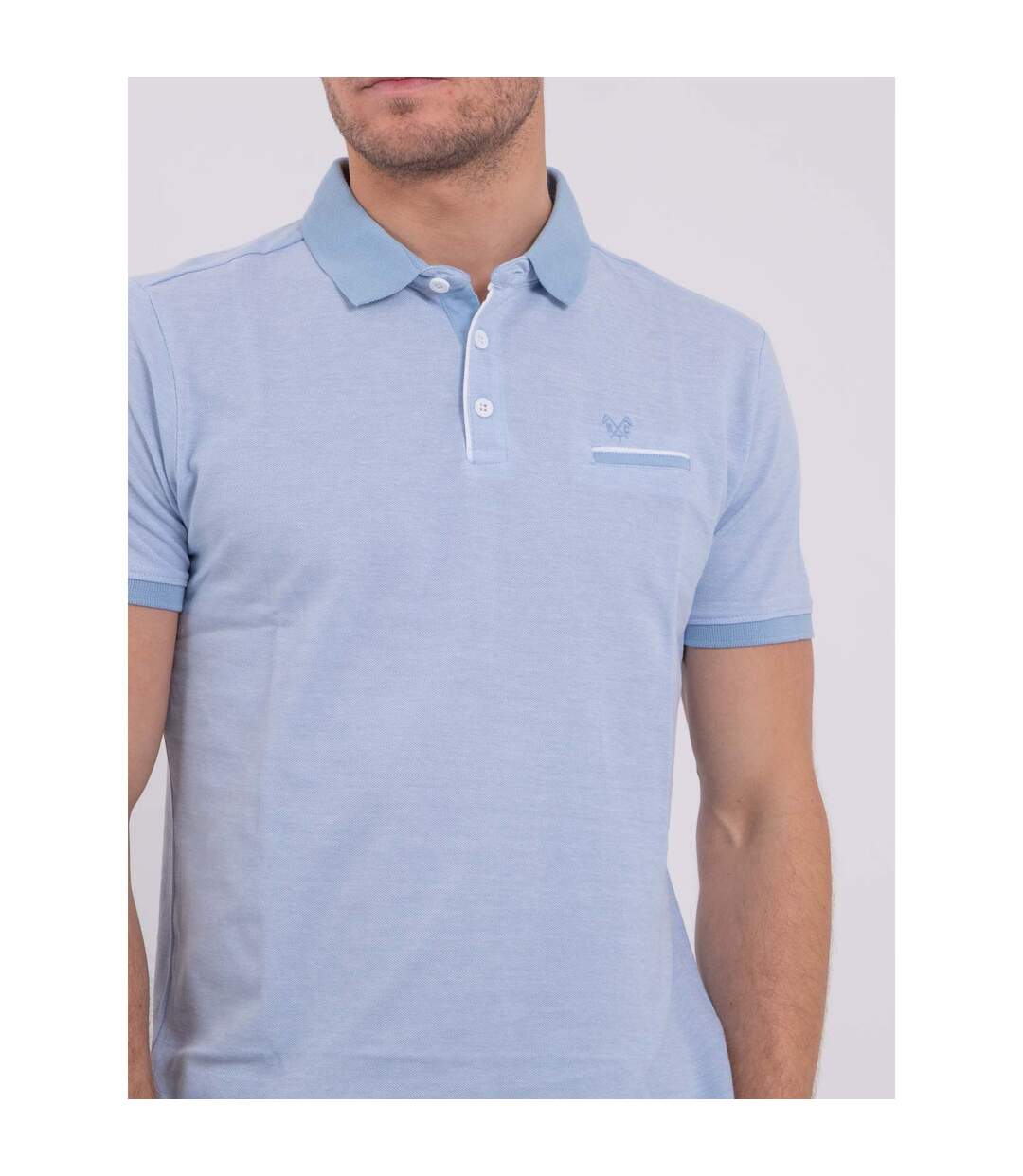Polo manches courtes pur coton PIKTO-3