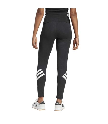 Womens/ladies 3 Stripes Leggings Black Adidas