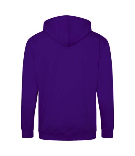 Awdis - Sweatshirt à capuche et fermeture zippée - Homme (Pourpre) - UTRW180