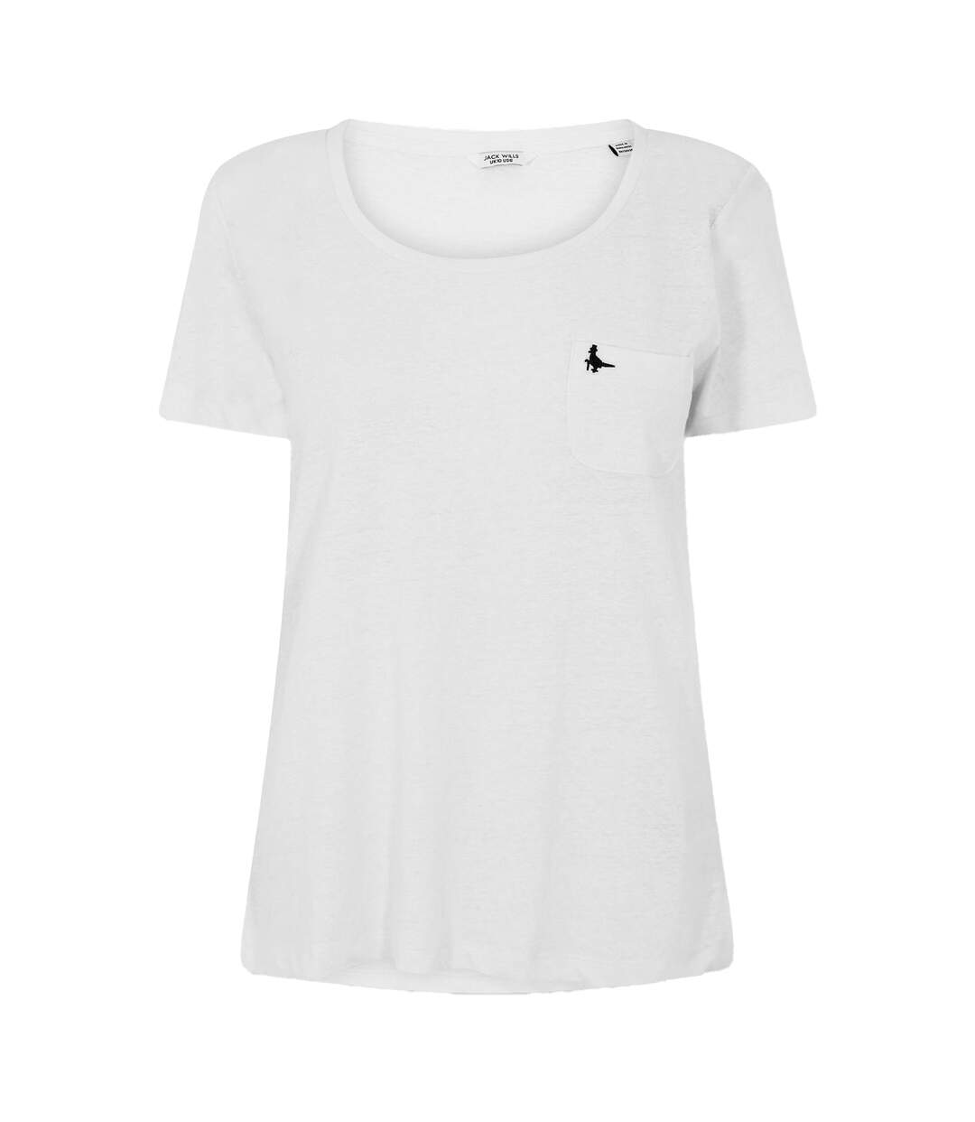 T-shirt Fullford Femme Blanc Jack Wills-2