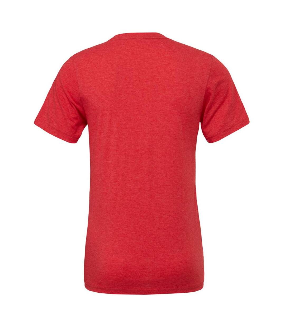 Canvas T-shirt À Manches Courtes Homme Rouge Bella + Canvas-2