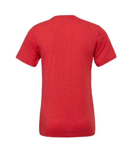 Canvas T-shirt À Manches Courtes Homme Rouge Bella + Canvas