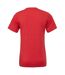 Canvas T-shirt À Manches Courtes Homme Rouge Bella + Canvas-2