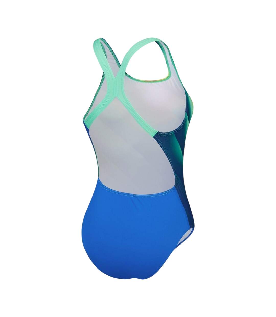 Maillot De Bain 1 Pièce Motif/style Imprimé Numérique Placement Femme Bleu Speedo-3