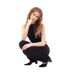 Haut Motif/style Crochet Fassie Femme Noir Boss-4