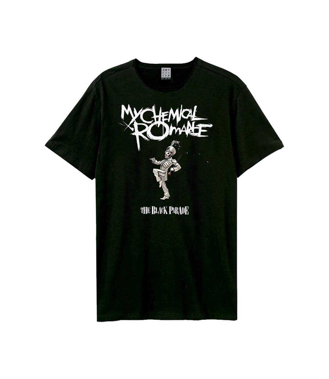 T-shirt black parade adulte noir Amplified-1