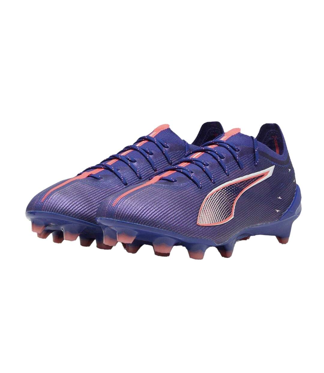 Mens Ultra 5 Ultimate Firm Ground Football Boots Purple White Orange Puma-4