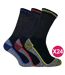 24 Pairs Mens Multipack Soft Breathable Bamboo Work Socks