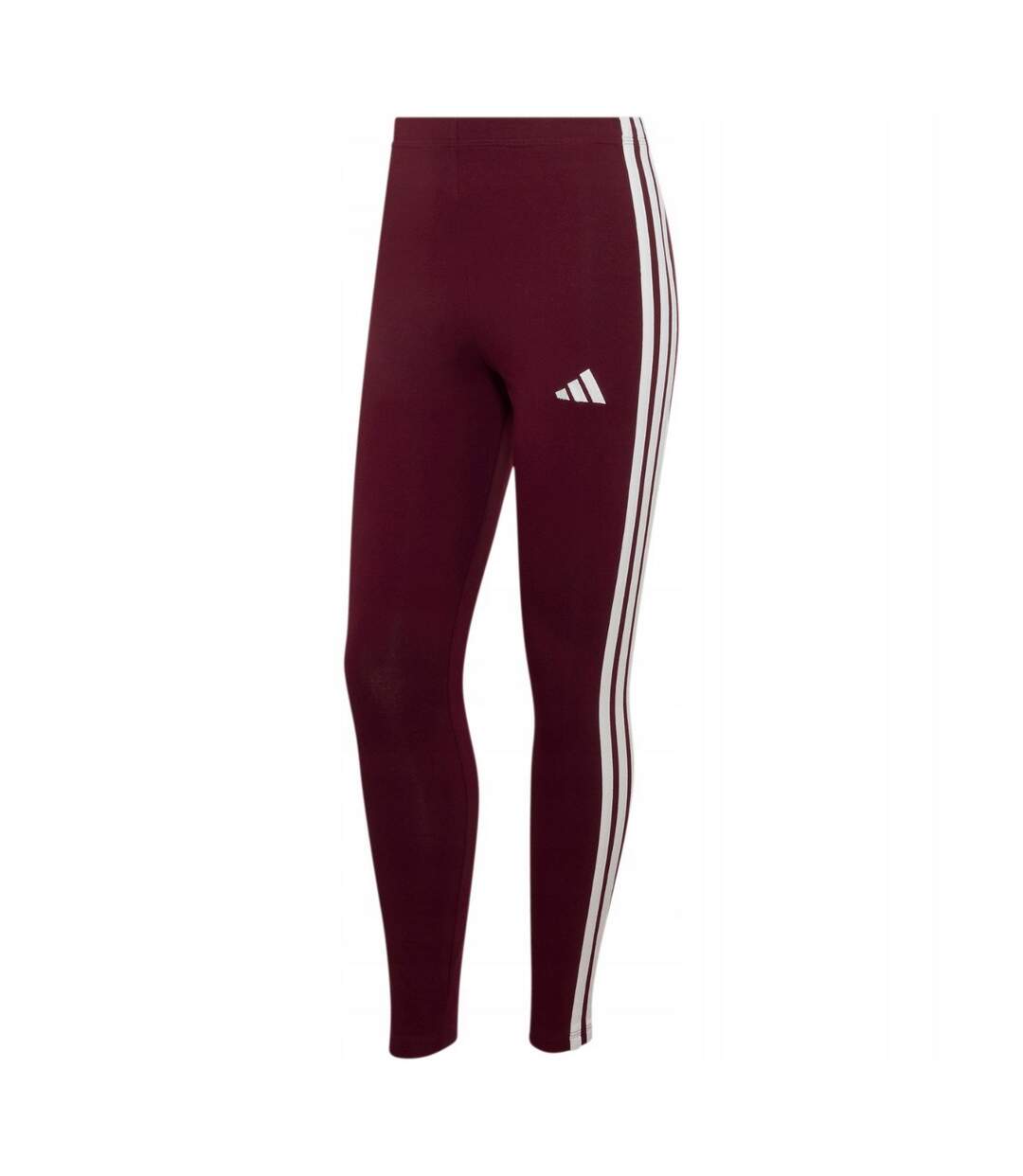 Legging Motif/style 3 Rayures Essentials Femme Rouge Adidas-2