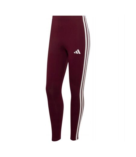 Legging Motif/style 3 Rayures Essentials Femme Rouge Adidas