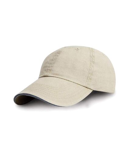 Casquette 100% Coton Adulte Unisexe Mastic Bleu Marine Result