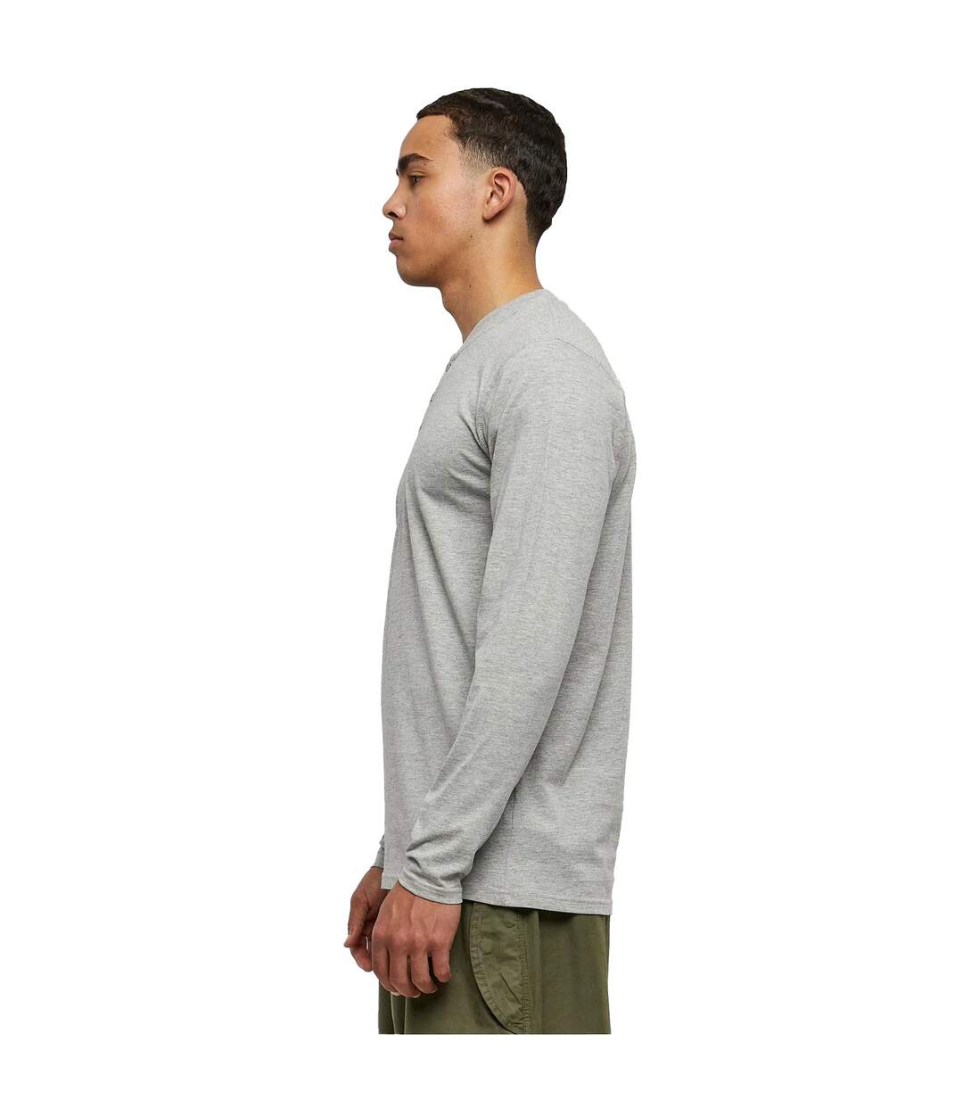 T-shirt Manches Longues Basic Homme Gris Urban Classics-3