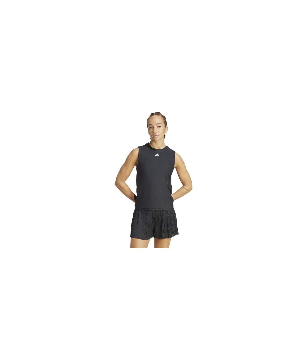Débardeur Tennis Femme Noir Adidas-1
