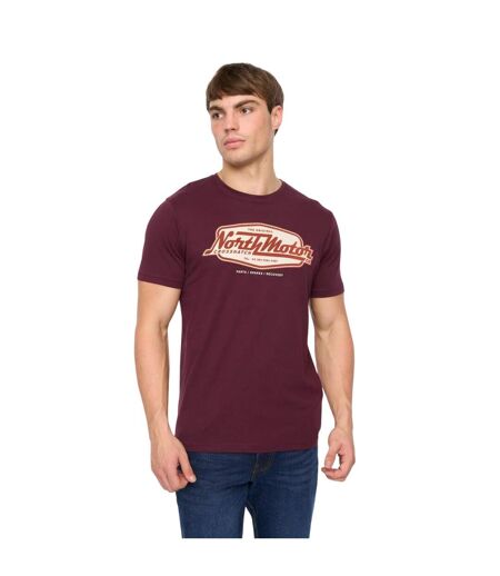 T-shirt Hellmere Homme Rhum Raisin Crosshatch